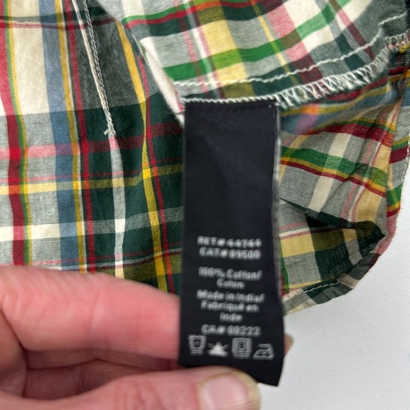 Vintage Jessica Green Plaid Casual Button Down Shirt - Picture 9 of 10